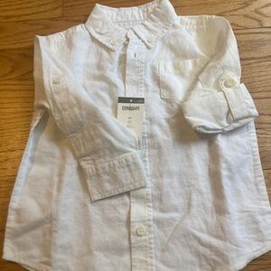 Dressed Up By Gymboree White Button Down
